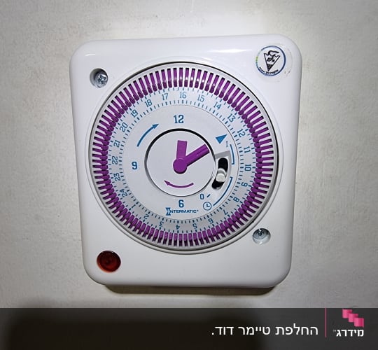 שעון טיימר על קיר, כלי עבודה חשמלי